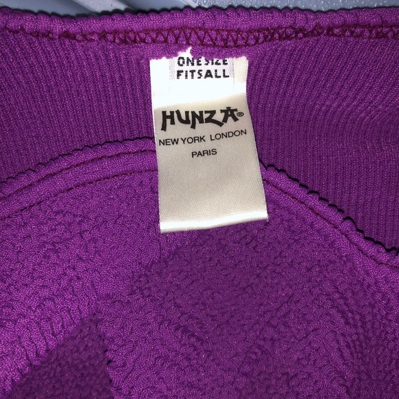 Vintage Hunza G Purple Swimwear Top - Picture 3 of 3